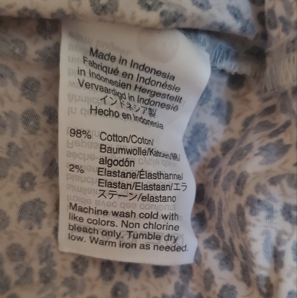 J. Crew Floral Ruffle Sleeve Top - Picture 3 of 5